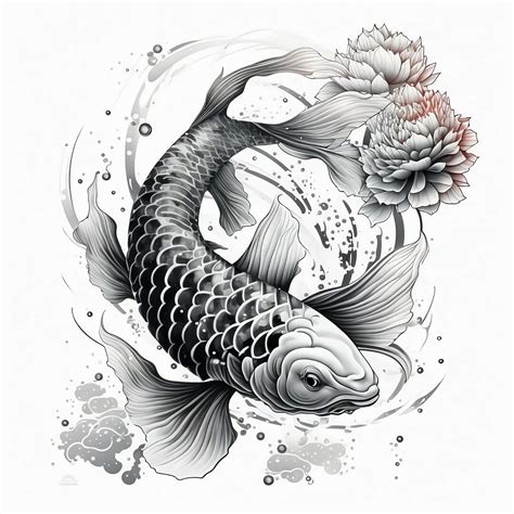koi fish designs drawings.